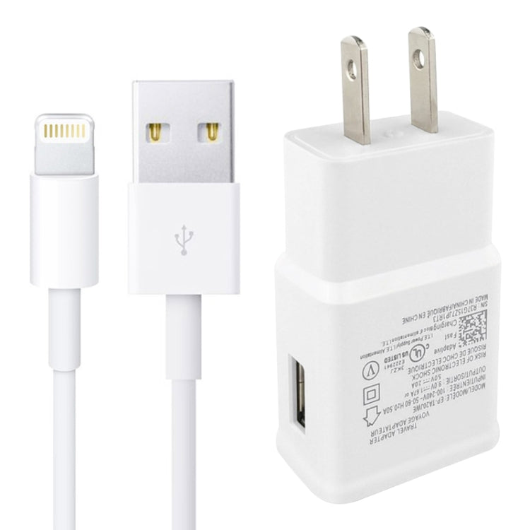 Charger Sync Cable + US Plug Travel Charger for iPad, iPhone, Galaxy, Huawei, Xiaomi, LG, HTC and Other Smart Phones, Rechargeable Devices, US Plug