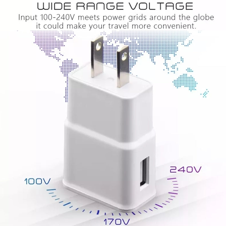 Câble de synchronisation et chargeur de voyage avec prise US pour iPad, iPhone, Galaxy, Huawei, Xiaomi, LG, HTC et autres smartphones, appareils rechargeables, prise US