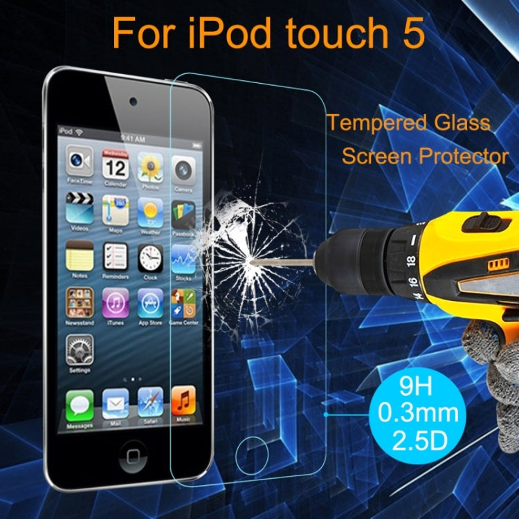 0.26mm Ultra-thin Transparent Full Screeen Explosion-proof Tempered Glass Film for iPod touch 5 & touch 6, For iPod Touch 5(1 PC)