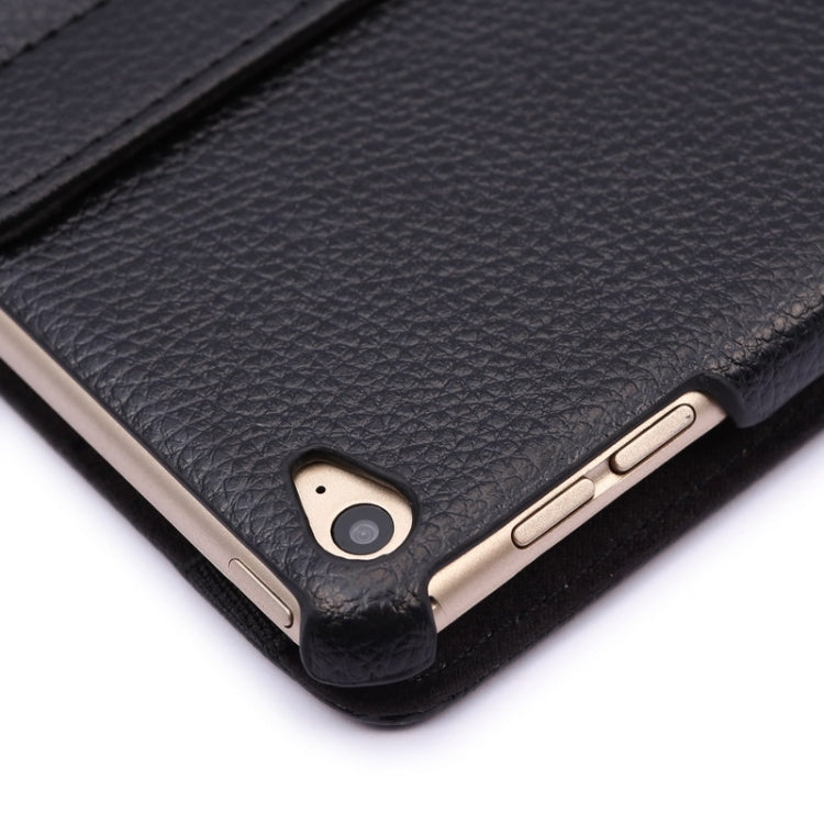 360 Degree Rotation Litchi Texture Flip Leather Case with 2 Gears Holder for iPad Air 2, For iPad Air 2
