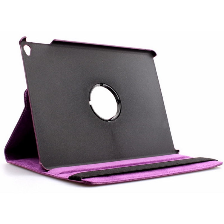 Étui à rabat en cuir texturé Litchi rotatif à 360 degrés avec support à 2 vitesses pour iPad Air 2