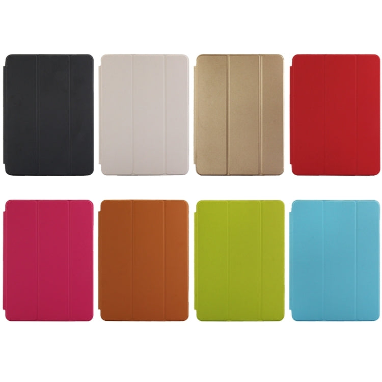 Étui en cuir intelligent 3 volets traité naturellement avec fonction veille/réveil et support pour iPad Air 2
