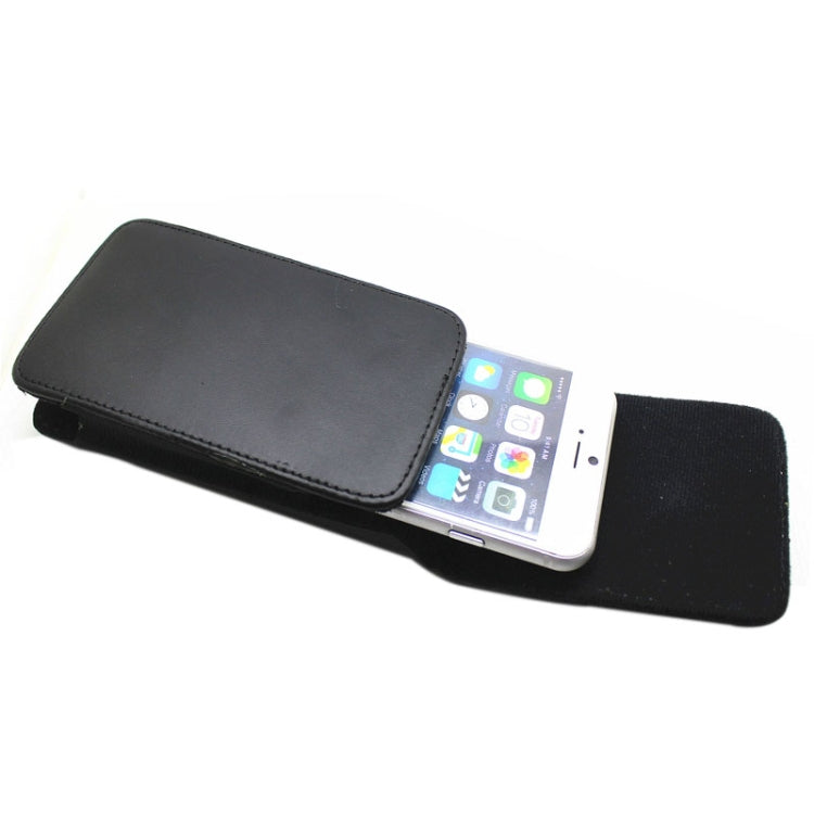 Universal Vertical Style Leather Case with Belt Clip for iPhone 6 / Galaxy S IV / i9500 / Alpha