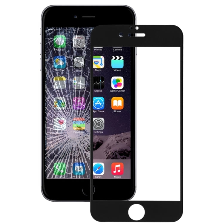 Film en verre trempé plein écran 0,3 mm pour iPhone 6, pour iPhone 6 noir (1 pièce), pour iPhone 6 blanc (1 pièce)