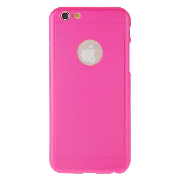 Ultra-slim 360 Degrees Full Protection Solid Color Combination Case with Exclusive Tempered Glass Film for iPhone 6