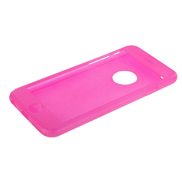 Ultra-slim 360 Degrees Full Protection Solid Color Combination Case with Exclusive Tempered Glass Film for iPhone 6