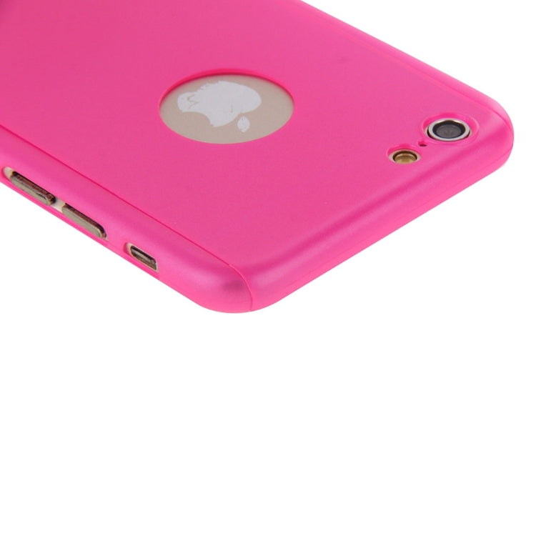 Ultra-slim 360 Degrees Full Protection Solid Color Combination Case with Exclusive Tempered Glass Film for iPhone 6