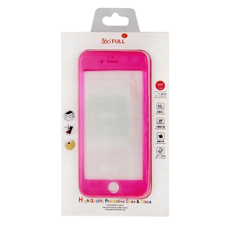 Ultra-slim 360 Degrees Full Protection Solid Color Combination Case with Exclusive Tempered Glass Film for iPhone 6