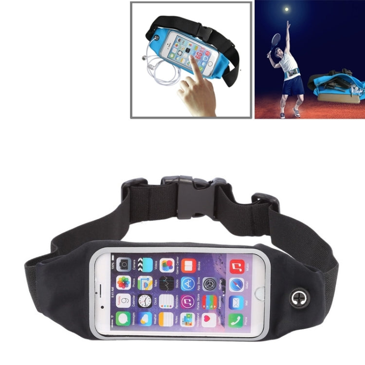 Waterproof Sports Waist Bag Pouch with Earphone Hole for iPhone 6 & 6s