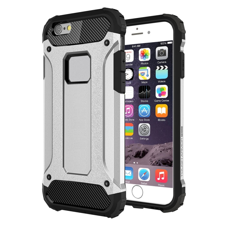 For iPhone 6 & 6s Tough Armor TPU + PC Combination Case