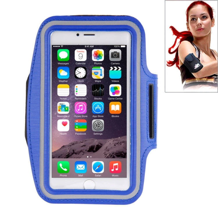 Sport Armband Case with Earphone Hole and Key Pocket for iPhone 6 Plus