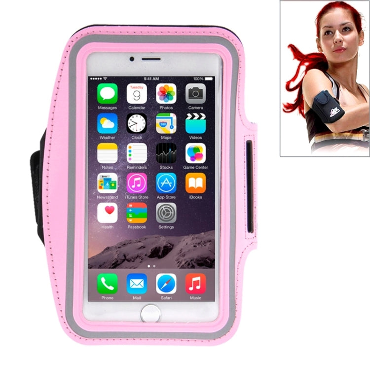 Sport Armband Case with Earphone Hole and Key Pocket for iPhone 6 Plus
