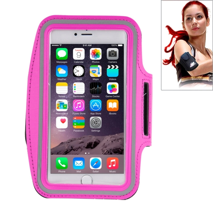 Sport Armband Case with Earphone Hole and Key Pocket for iPhone 6 Plus