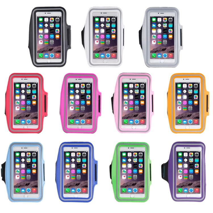 Sport Armband Case with Earphone Hole and Key Pocket for iPhone 6 Plus