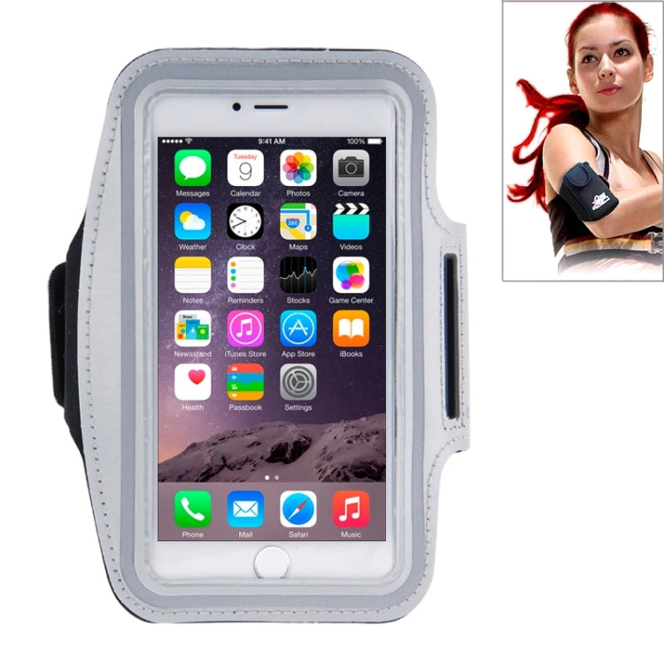 Sport Armband Case with Earphone Hole and Key Pocket for iPhone 6 Plus