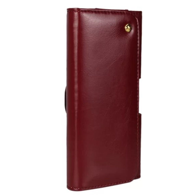 Crazy Horse Texture Horizontal Style Leather Waist Bag for iPhone 6 Plus / Galaxy Note 4 / Note 3 / Note 2 / A5 & A3