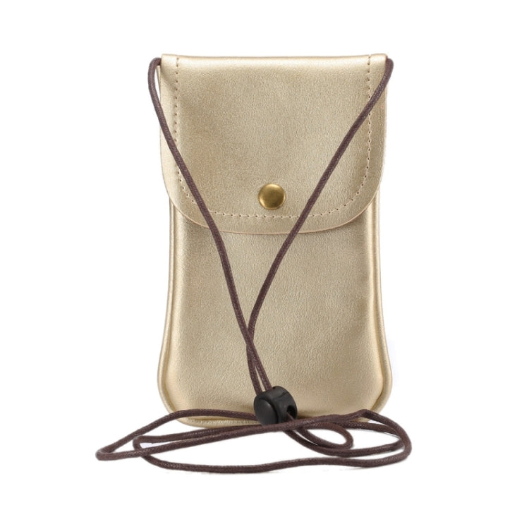 Universal Vertical PU Leather Case / Phone Leather Bag with String