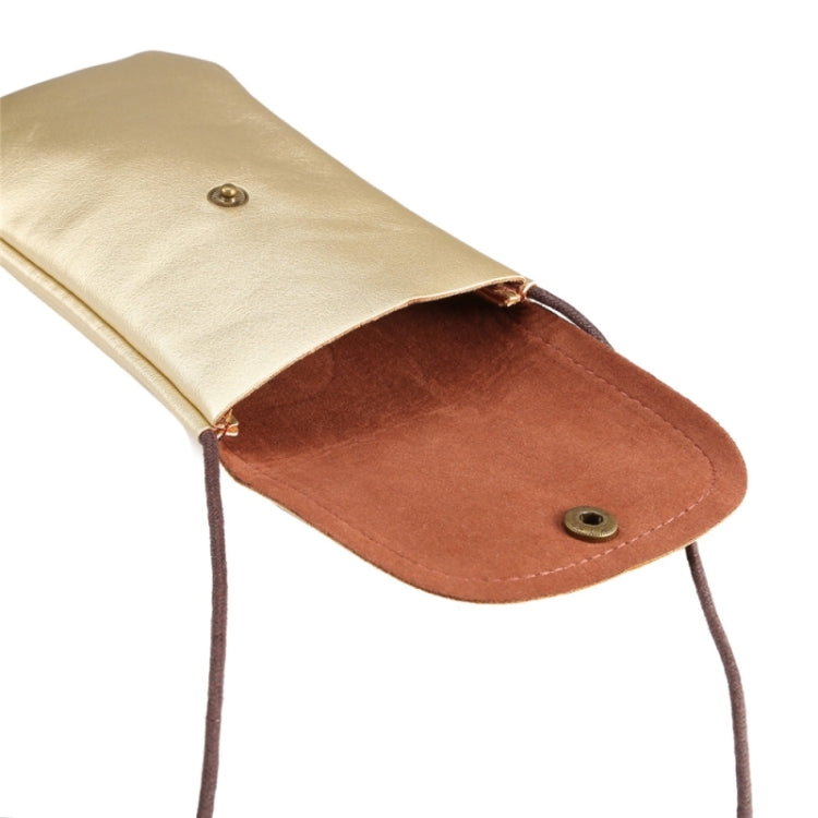 Universal Vertical PU Leather Case / Phone Leather Bag with String