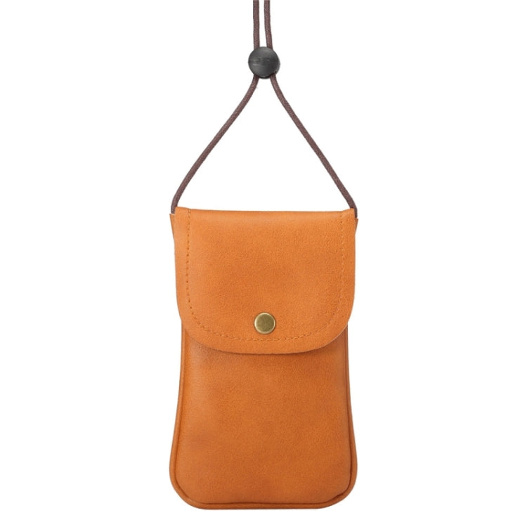 Universal Vertical PU Leather Case / Phone Leather Bag with String