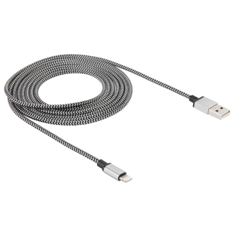 2m Woven Style 8 Pin to USB Sync Data / Charging Cable