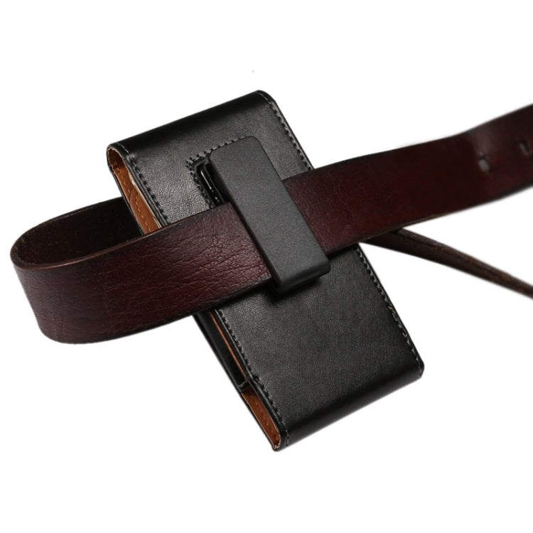 Universal Lambskin Texture Vertical Flip Leather Case / Waist Bag with Rotatable Back Splint for iPhone 6 Plus & 6S Plus, Galaxy Note 8 / Galaxy Note 5 / N920 & S6 Edge Plus / G928 & A8 / A800 & Note IV / N910