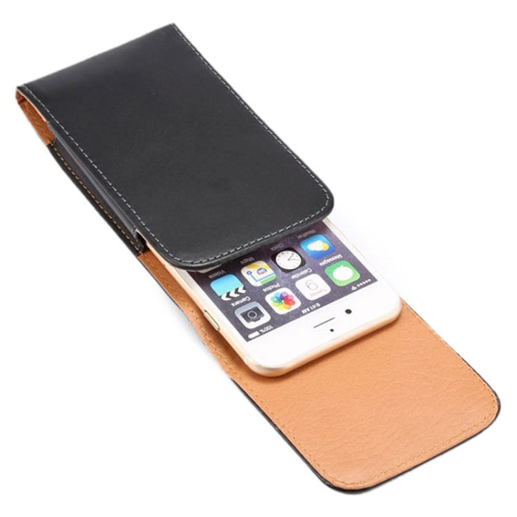 Crazy Horse Texture Vertical Flip Leather Case / Waist Bag with Back Splint and for iPhone 6 Plus