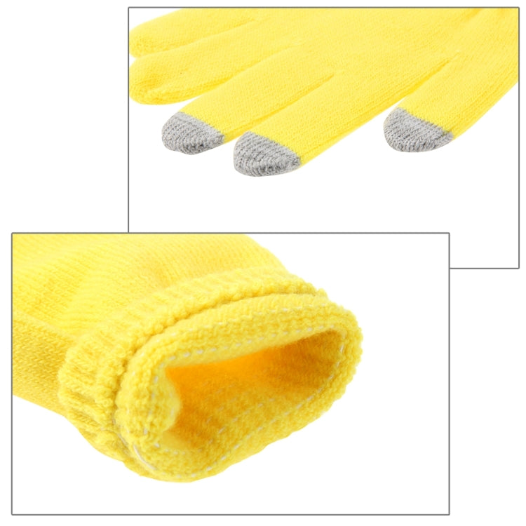 Universal Conductive Capacitive Touch Screen Gloves Knitted Warm Three Finger