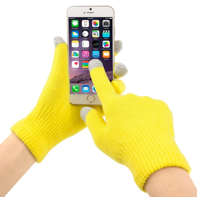 Universal Conductive Capacitive Touch Screen Gloves Knitted Warm Three Finger