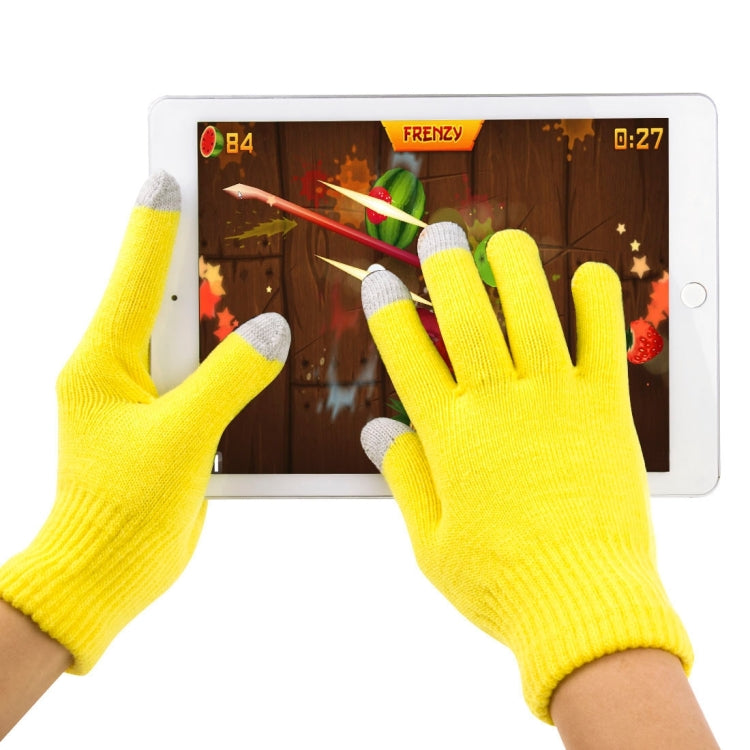 Universal Conductive Capacitive Touch Screen Gloves Knitted Warm Three Finger