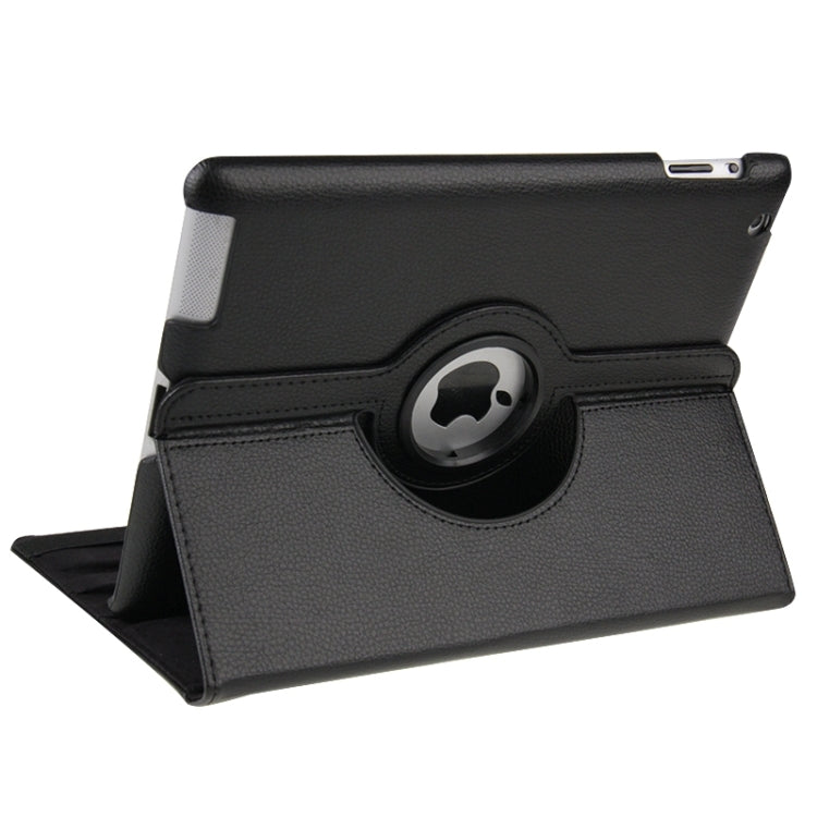 Étui en cuir rotatif à 360 degrés avec fonction veille/réveil et support pour nouvel iPad (iPad 3), bleu saphir, pour nouvel iPad (iPad 3)