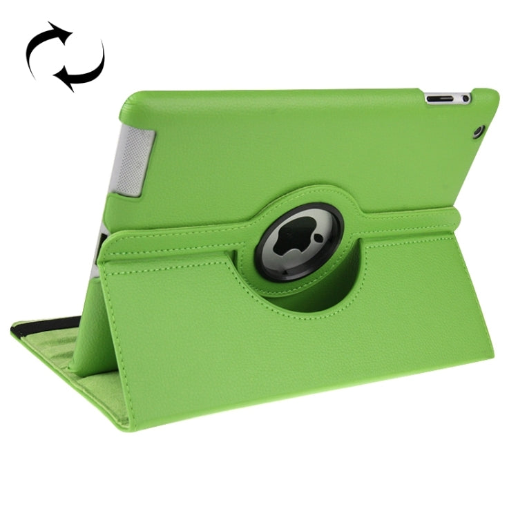 Étui en cuir rotatif à 360 degrés avec fonction veille/réveil et support pour nouvel iPad (iPad 3), bleu saphir, pour nouvel iPad (iPad 3)