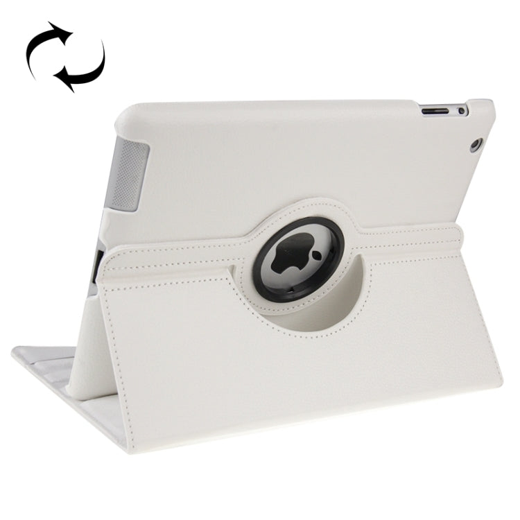 Étui en cuir rotatif à 360 degrés avec fonction veille/réveil et support pour nouvel iPad (iPad 3), bleu saphir, pour nouvel iPad (iPad 3)