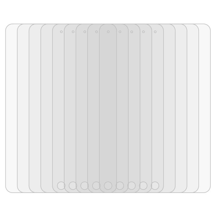 Lot de 75 films en verre trempé 2,5D, dureté 9H+, 0,3 mm, pour iPad 2, iPad 3, iPad 4