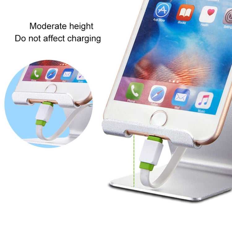 Support de bureau en aluminium pour iPad, iPhone, Galaxy, Huawei, Xiaomi, HTC, Sony et autres téléphones portables ou tablettes