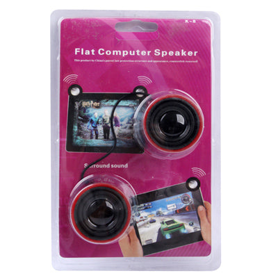 3.5mm Stereo Mini Mobile Speaker for New iPad (iPad 3) / iPad 2 / iPhone 5 / iPhone 4 & 4S / Tablet PC / Laptop, Red