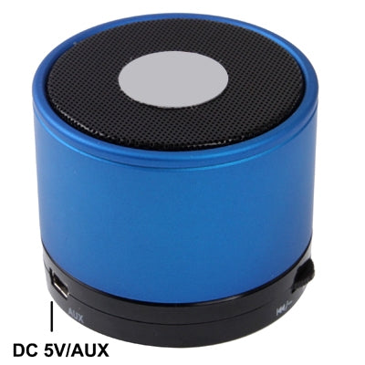 Bluetooth 2.1 Mini Stereo Speaker for iPhone 5 / iPhone 4 & 4S / iPad 4 / New iPad / iPad mini / mini 2 Retina, Built-in Rechargeable Battery, Support TF Card, Blue