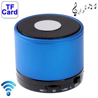 Bluetooth 2.1 Mini Stereo Speaker for iPhone 5 / iPhone 4 & 4S / iPad 4 / New iPad / iPad mini / mini 2 Retina, Built-in Rechargeable Battery, Support TF Card, Blue