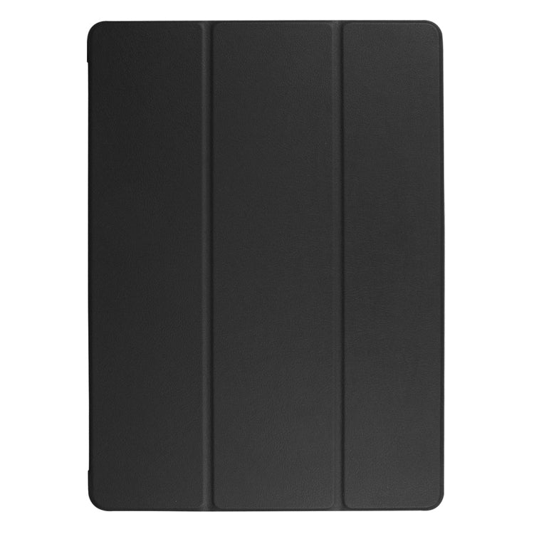 Étui en cuir intelligent à rabat horizontal texturé Custer avec support pliable en 3 parties et fonction veille/réveil pour iPad ro 12,9 pouces 2017/2015, pour iPad Pro 12,9 pouces, iPad Pro 12,9 pouces