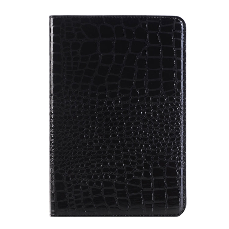 Étui à rabat horizontal en cuir à texture crocodile avec support, emplacements pour cartes et portefeuille pour iPad Pro 12,9 pouces