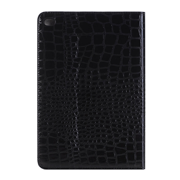 Étui à rabat horizontal en cuir à texture crocodile avec support, emplacements pour cartes et portefeuille pour iPad Pro 12,9 pouces