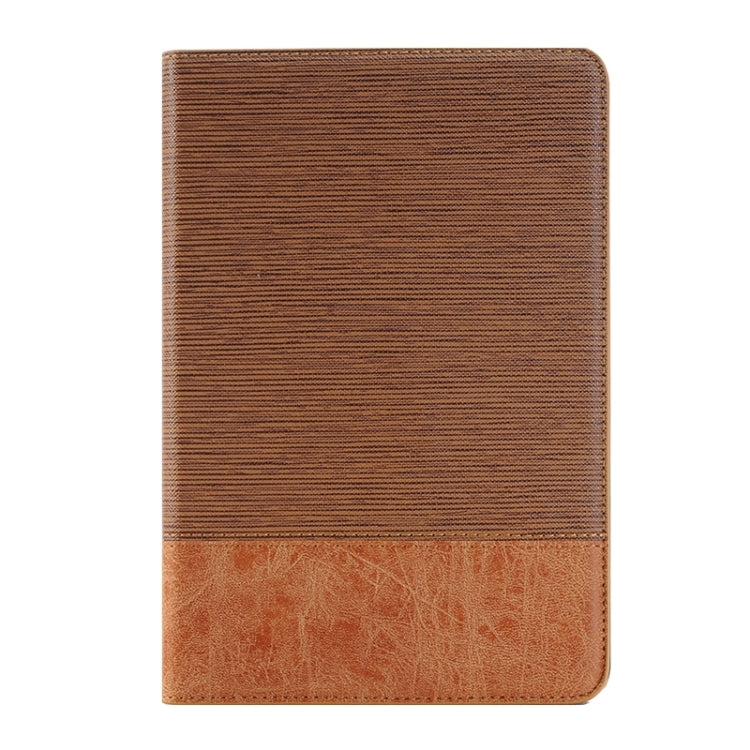 Étui à rabat horizontal en cuir à texture croisée et peau de mouton avec support, emplacements pour cartes et portefeuille pour iPad Pro 12,9 pouces