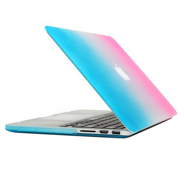 Coque de protection rigide givrée pour MacBook Pro Retina 15,4 pouces A1398, multicolore