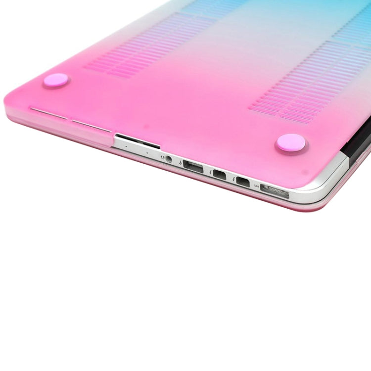 Coque de protection rigide givrée pour MacBook Pro Retina 15,4 pouces A1398, multicolore