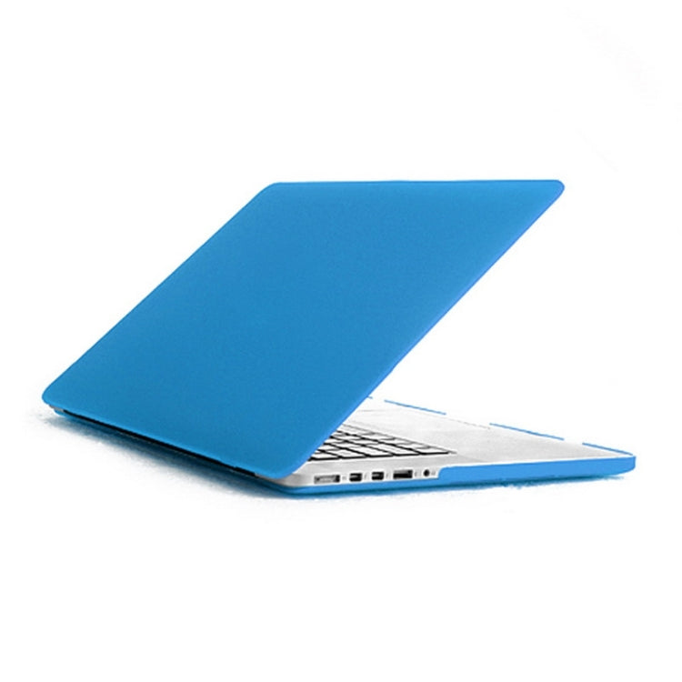 ENKAY pour MacBook Pro Retina 13,3 pouces (version américaine) / A1425 / A1502 4 en 1 Coque rigide givrée en plastique avec protection d'écran, protection de clavier et bouchons anti-poussière