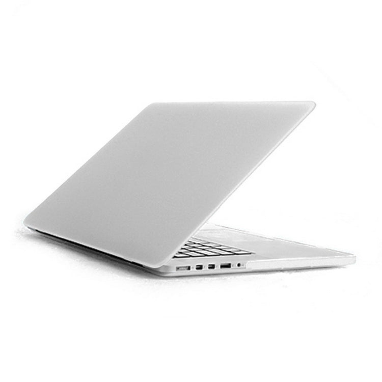 ENKAY pour MacBook Pro Retina 15,4 pouces (version américaine) / A1398 4 en 1 Coque rigide givrée en plastique avec protection d'écran, protection de clavier et bouchons anti-poussière
