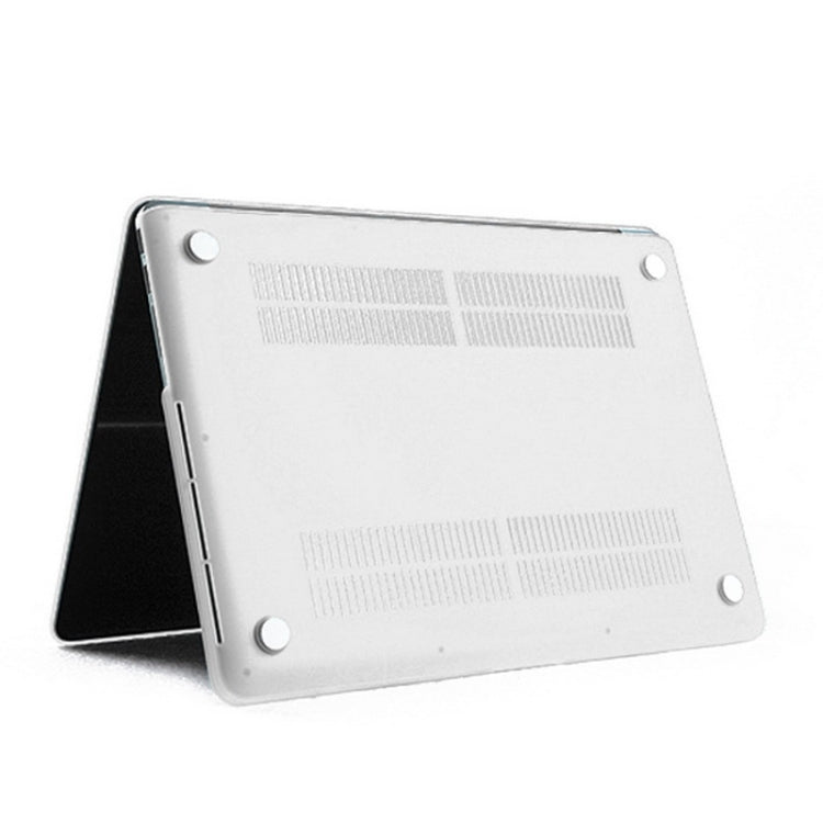 ENKAY pour MacBook Pro Retina 15,4 pouces (version américaine) / A1398 4 en 1 Coque rigide givrée en plastique avec protection d'écran, protection de clavier et bouchons anti-poussière