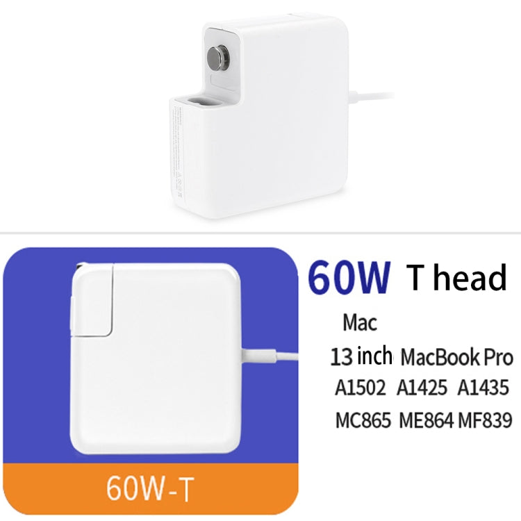 A1435 60W 16.5V 3.65A 5 Pin MagSafe 2 Power Adapter for MacBook, Cable Length: 1.6m, US Plug, 60W US Plug