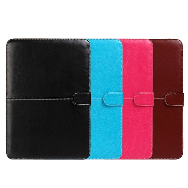 Notebook Leather Case with Snap Fastener for 15.4 inch MacBook Pro Retina