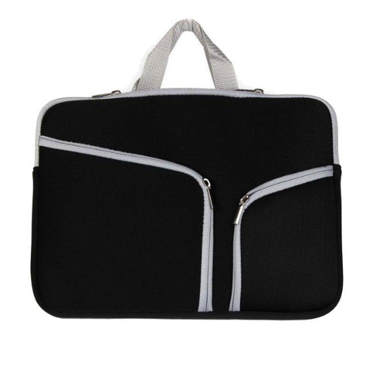Sac à main à double poche zippée pour ordinateur portable MacBook Pro 15 pouces