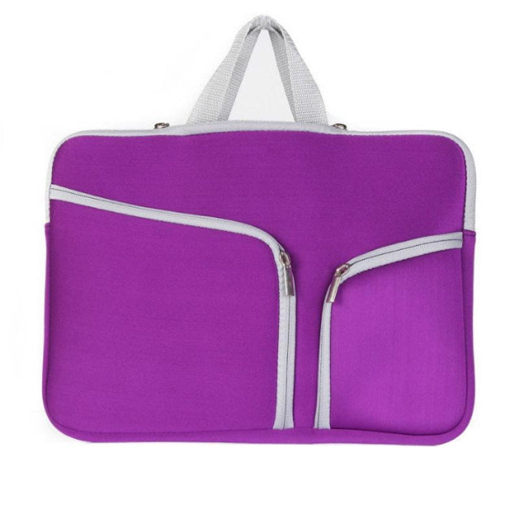 Sac à main à double poche zippée pour ordinateur portable MacBook Pro 15 pouces